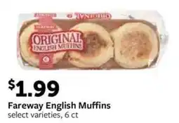 Fareway Fareway English Muffins offer