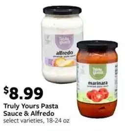 Fareway Truly Yours Pasta Sauce & Alfredo offer