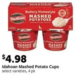 Fareway Idahoan Mashed Potato Cups offer