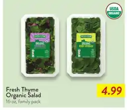 Fresh Thyme Fresh Thyme Organic Salad offer