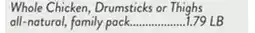 Fresh Thyme Whole Chicken, Drumsticks or Thighs offer