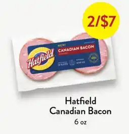 Fresh Thyme Hatfield Canadian Bacon offer