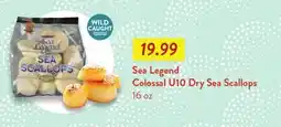 Fresh Thyme Sea Legend Colossal U10 Dry Sea Scallops offer