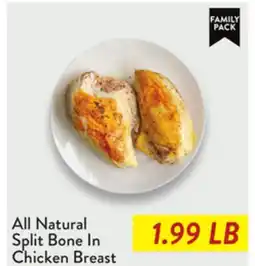 Fresh Thyme All Natural Split Bone In Chicken Breast offer