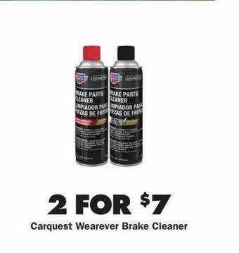 Advance Auto Parts Carquest Wearever Brake Cleaner offer
