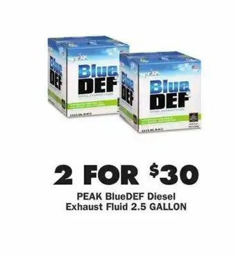 Advance Auto Parts Peak Bluedef Diesel Exhaust Fluid 2.5 Gallon offer