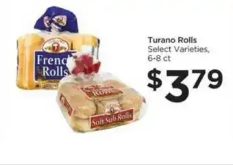 Food 4 Less Turano Rolls Select Varieties offer