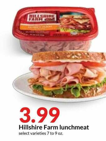 Hy-Vee Hillshire Farm Lunchmeat offer
