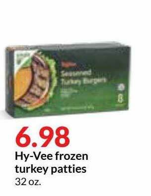 Hy-Vee Hy-Vee Frozen Turkey Patties offer