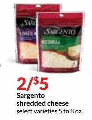 Hy-Vee Sargento Shredded Cheese offer