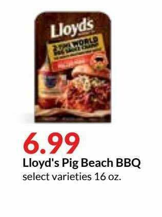 Hy-Vee Lloyd's Pig Beach Bbq offer