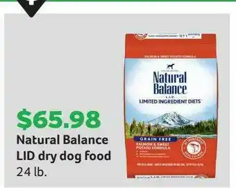 Pet Supplies Plus Natural Balance Lid Dry Dog Food offer