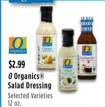 United Supermarkets O Organics Salad Dressing offer