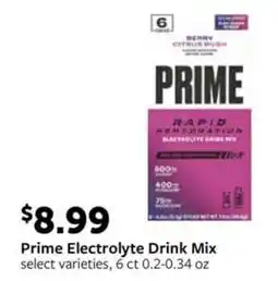 Fareway Prime Electrolyte Drink Mix offer