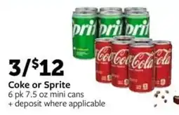 Fareway Coke or Sprite offer