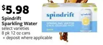 Fareway Spindrift Sparkling Water offer