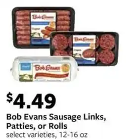Fareway Bob Evans Sausage Links, Patties, or Rolls offer