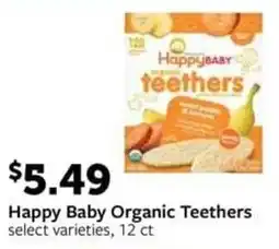 Fareway Happy Baby Organic Teethers offer