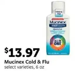 Fareway Mucinex Cold & Flu offer