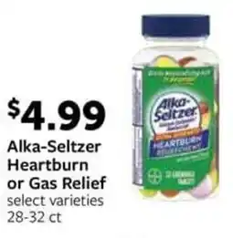 Fareway Alka-Seltzer Heartburn or Gas Relief offer