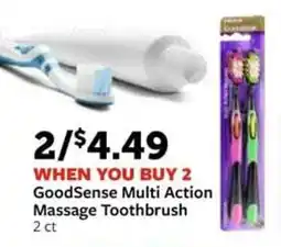 Fareway GoodSense Multi Action Massage Toothbrush offer