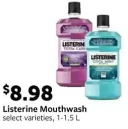 Fareway Listerine Mouthwash offer