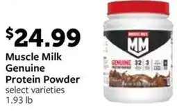 Fareway Muscle Milk Genuine Protein Powder offer
