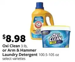 Fareway Oxi Clean or Arm & Hammer Laundry Detergent offer