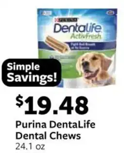 Fareway Purina DentaLife Dental Chews offer