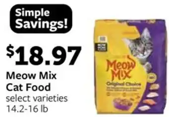 Fareway Meow Mix Cat Food offer
