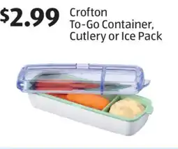 Aldi Crofton To-Go Container, Cutlery or Ice Pack offer