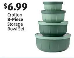 Aldi Crofton 8-Piece Storage Bowl Set offer