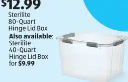Aldi Sterilite 80-Quart Hinge Lid Box offer