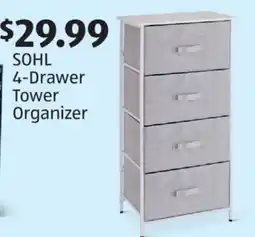 Aldi SOHL 4-Drawer Tower Organizer offer