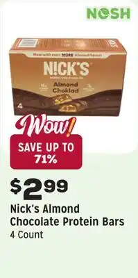 Grocery Outlet Almond Chocolate Protein Bars offer