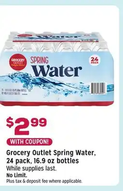 Grocery Outlet Outlet Spring Water offer