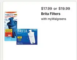Walgreens Brita Filters offer