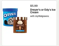 Walgreens Dreyer's or Edy's Ice Cream offer