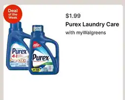 Walgreens Purex Laundry Care offer