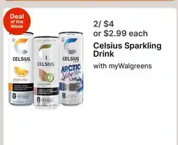 Walgreens Celsius Sparkling Drink offer