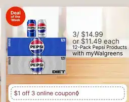 Walgreens Pepsi Products offer