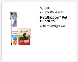 Walgreens PetShoppe Pet Supplies offer