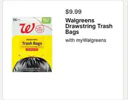 Walgreens Walgreens Drawstring Trash Bags offer
