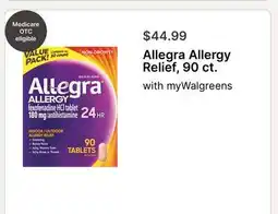 Walgreens Allegra Allergy Relief offer