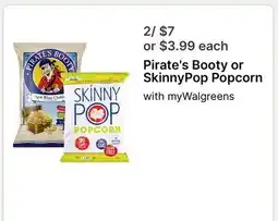 Walgreens Pirate's Booty or SkinnyPop Popcorn offer