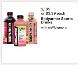 Walgreens Bodyarmor Sports Drinks offer