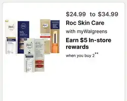 Walgreens Roc Skin Care offer