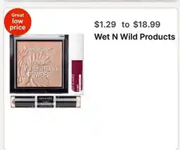Walgreens Wet N Wild Products offer