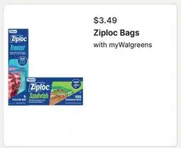 Walgreens Ziploc Bags offer
