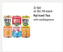 Walgreens Ryl Iced Tea offer